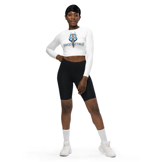 INDESTRUCTIBLE long-sleeve crop top